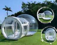 BUBBLE HOUSE dmuchany domek 3m lub NAJWIĘKSZY 4m + Pompka + Akcesoria