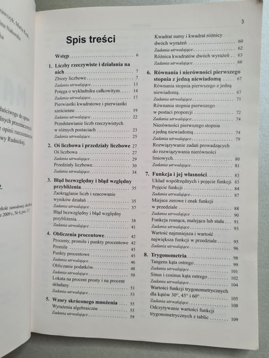 Matematyka - Książka dla klas I-III w zasadniczej szkole zawodowej