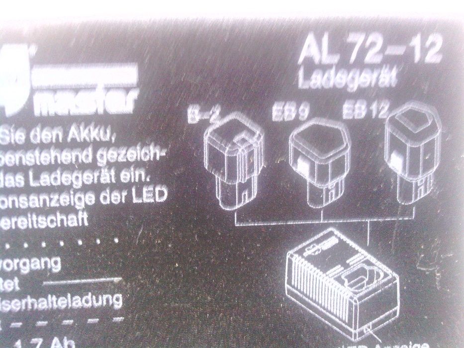 Carregador Wurth master Ladeger Art. Nr.702302 Sec 2,4V a 12V