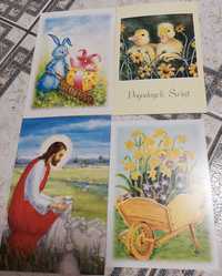 Pocztówki-kartki okolicznościowe, świąteczne Wielkanoc zestaw 3