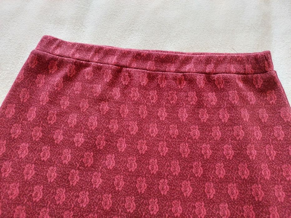 Mini-saia Bordeaux Estampada