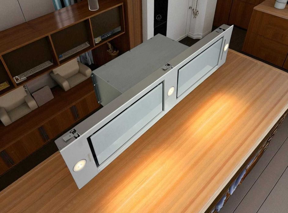 Витяжка Miele / Міле DA 2620, вбудована, 118 см, LED, біла