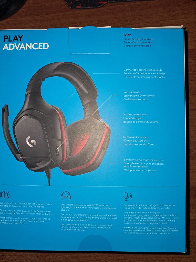 Навушники Logitech G332