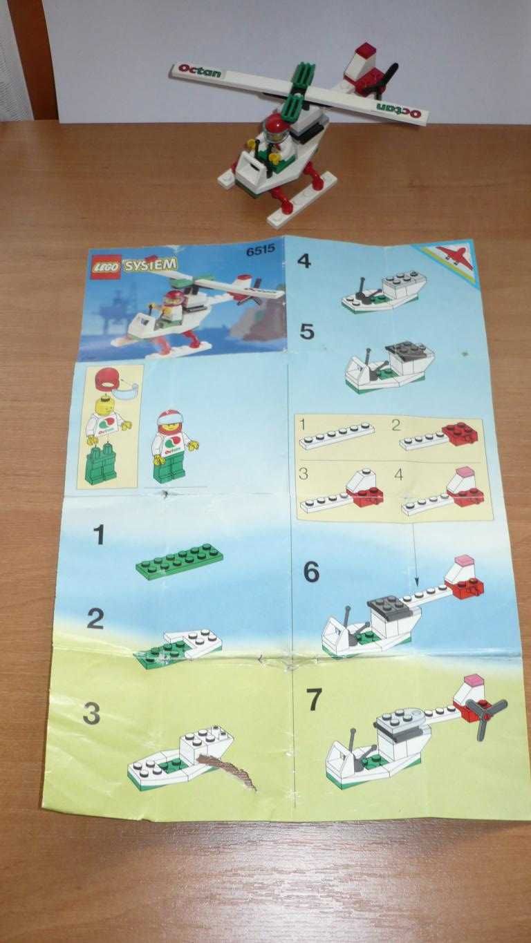 Klocki LEGO® 6515 Town - Stunt Copter 1994r. Kompletność 100%