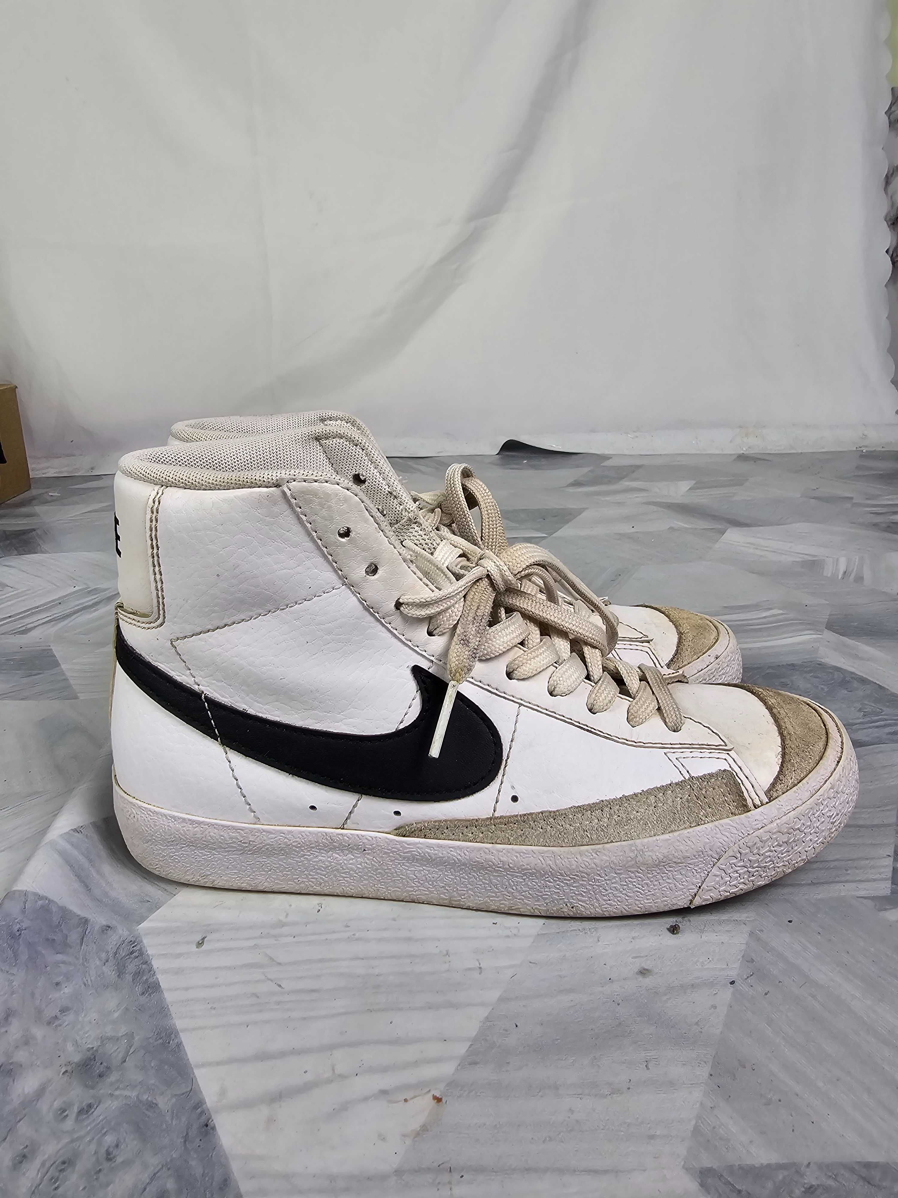 Trampki tenisówki sportowe damskie białe nike blazer mid rozmiar 36