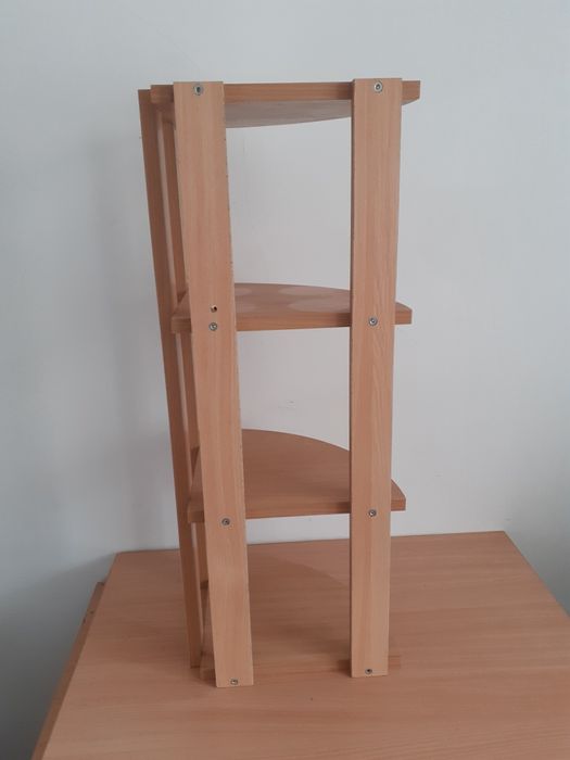 Szafka narożna półka narożna drewniana