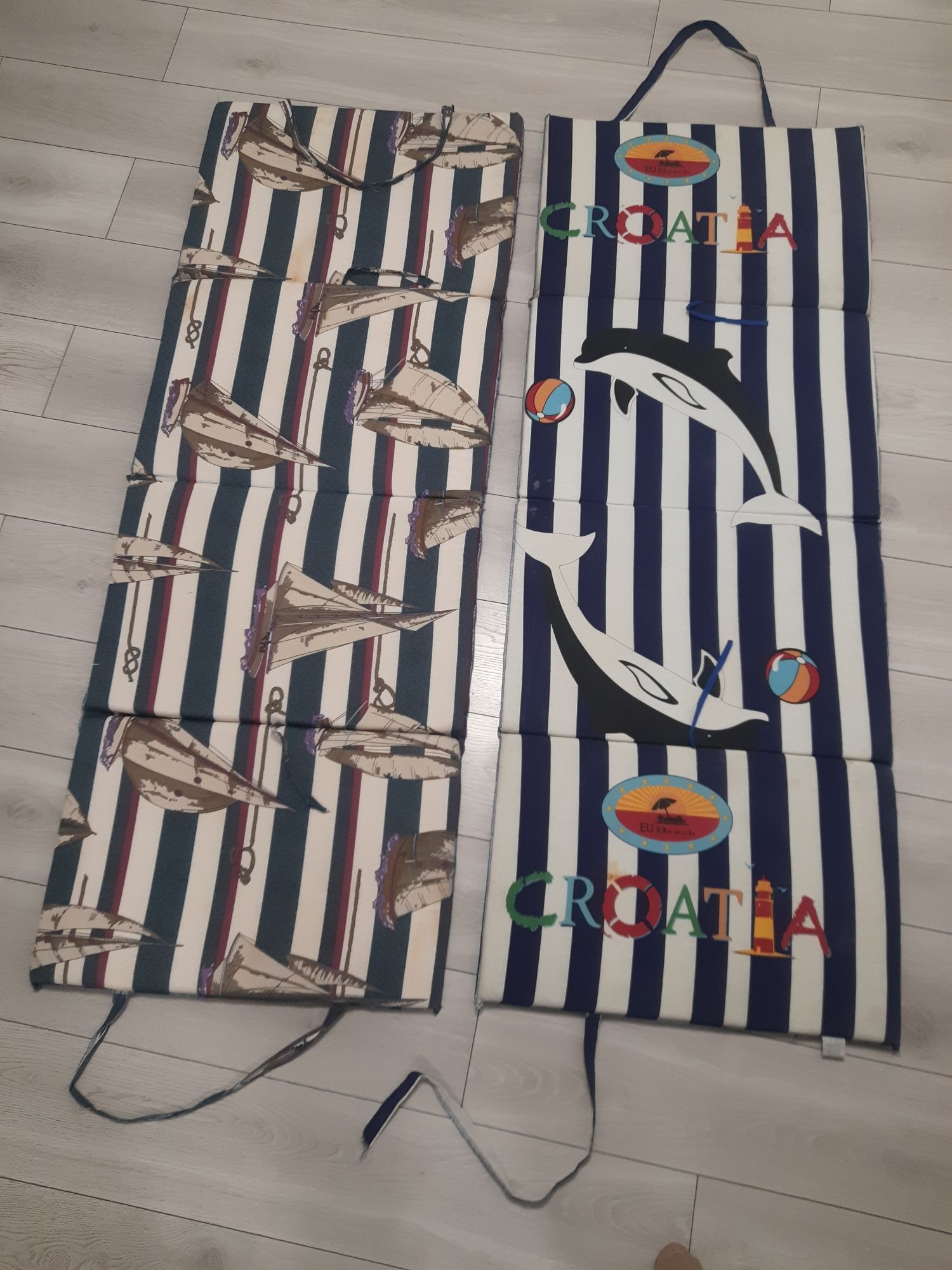 Leżak plazowy składany materac lezanka plażowa