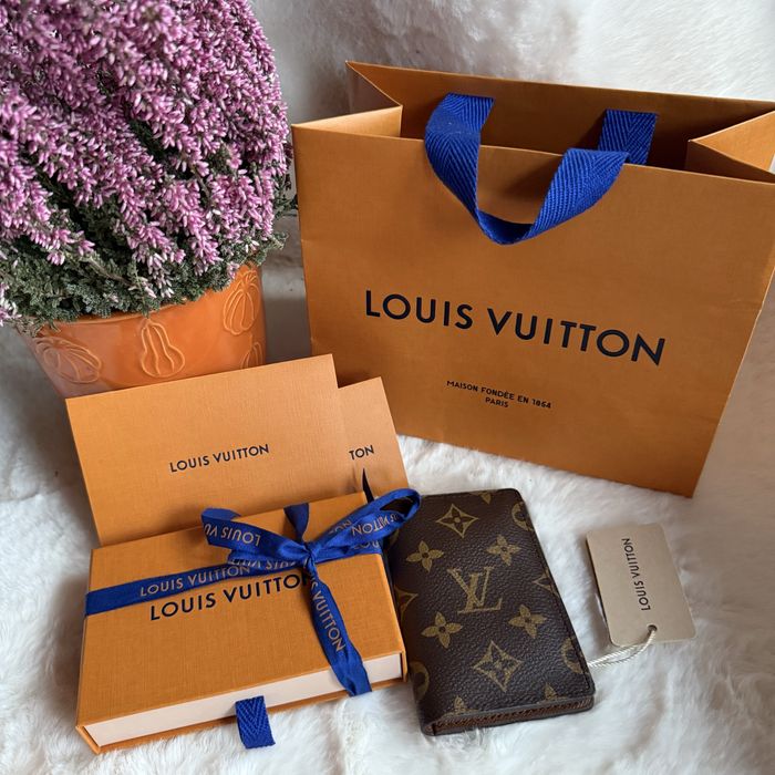 Oryginalny meski card holder case wallet portfel louis vuitton