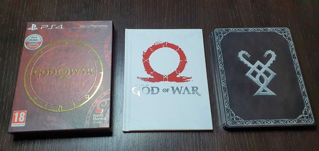 God of war ps4 ps5 edycja limitowana steelbook. limited edition