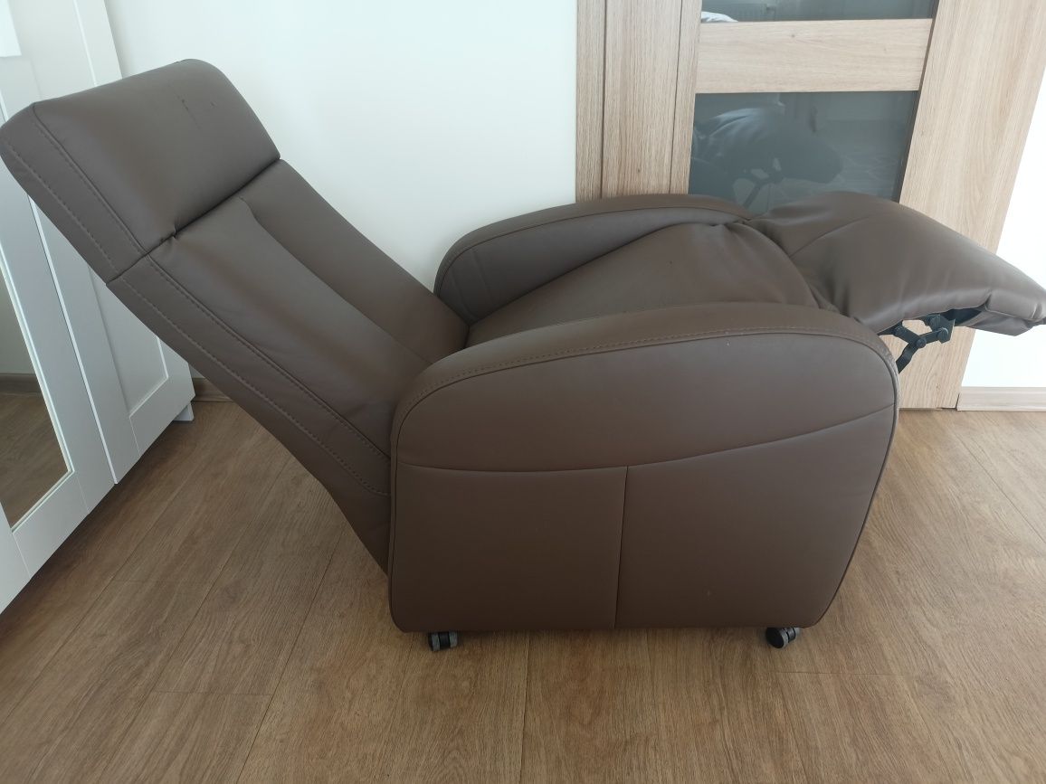 Fotel rozkładany z funkcją relaks manualny TOM Galla Collezione