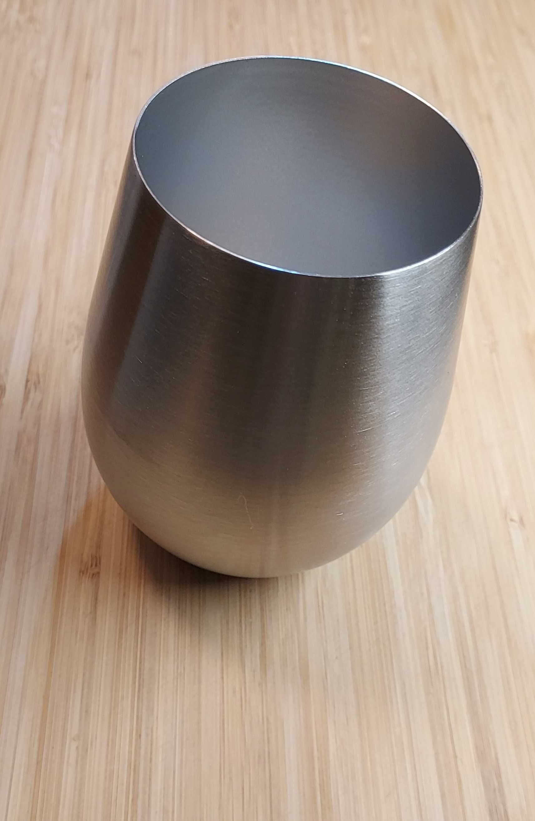 COM-FOUR dwa Kieliszki | Kubki | Kubek do wina 500 ml stal nierdzewna