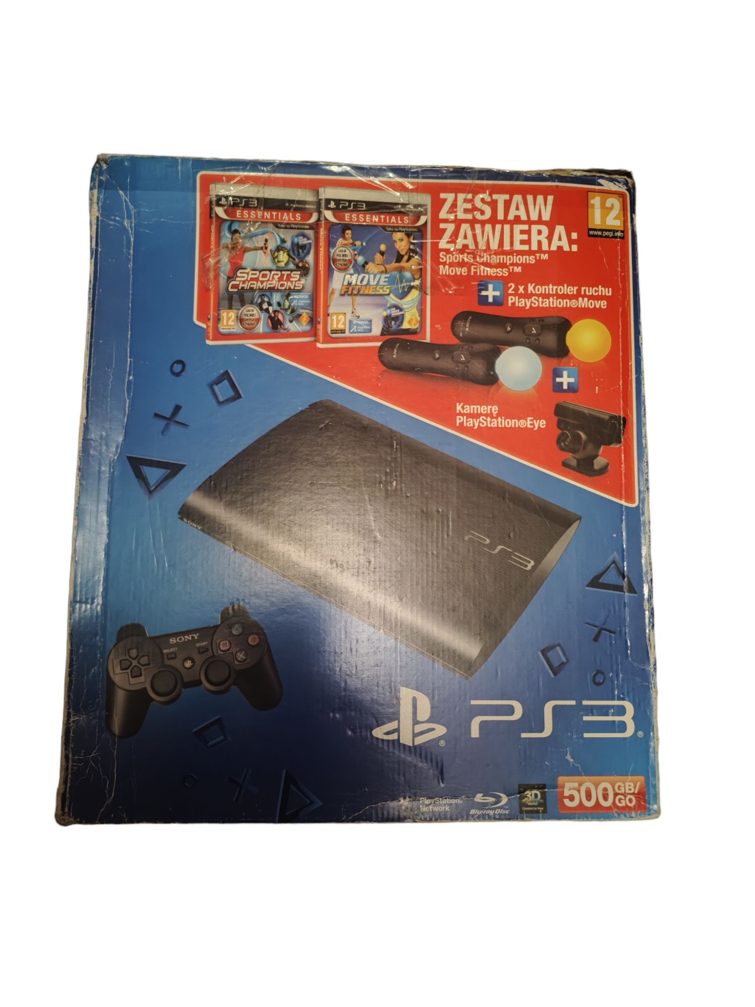 Konsola PlayStation 3 super slim 500gb komplet