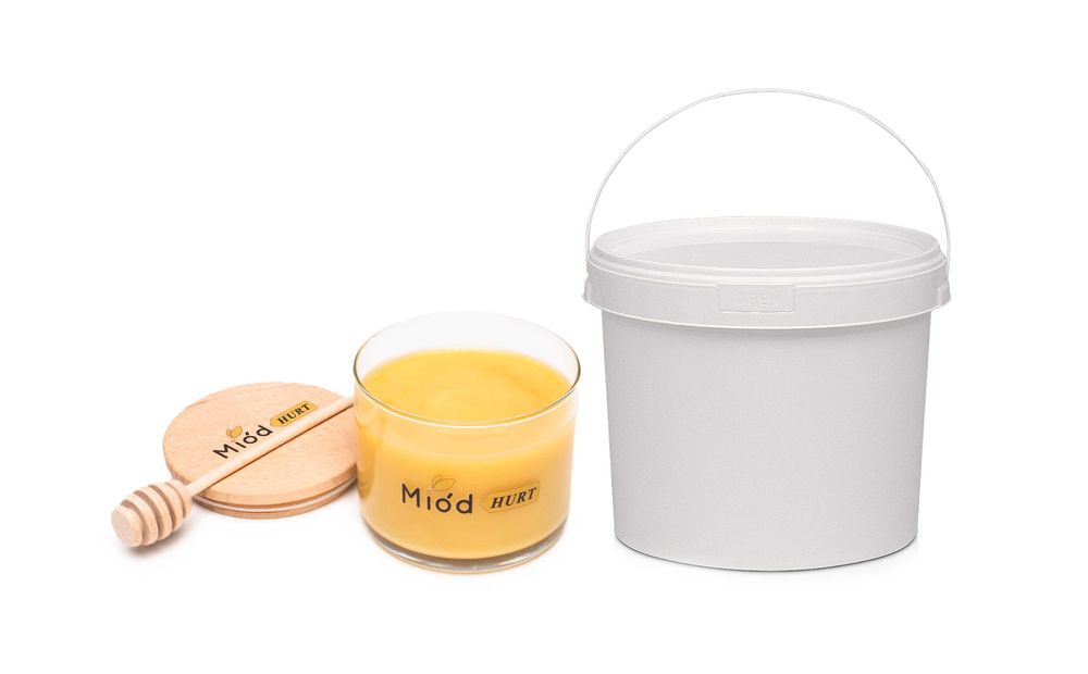 Miód mniszkowy - wiadro 25 kg