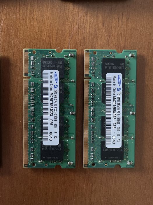 Samsung Memory 2x512MB Rx1664729625657217120