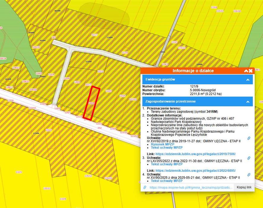 Działka budowlana Nowogród