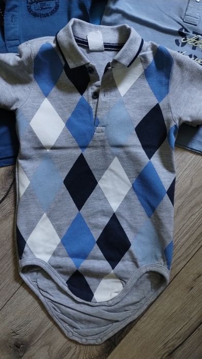 Zestaw t-shirtów, koszulek chłopięcych na lato 80-86