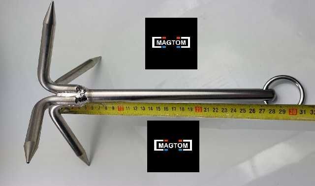 Kotwica nierdzewna duża mocna do magnesu neodymowego czy łodzi