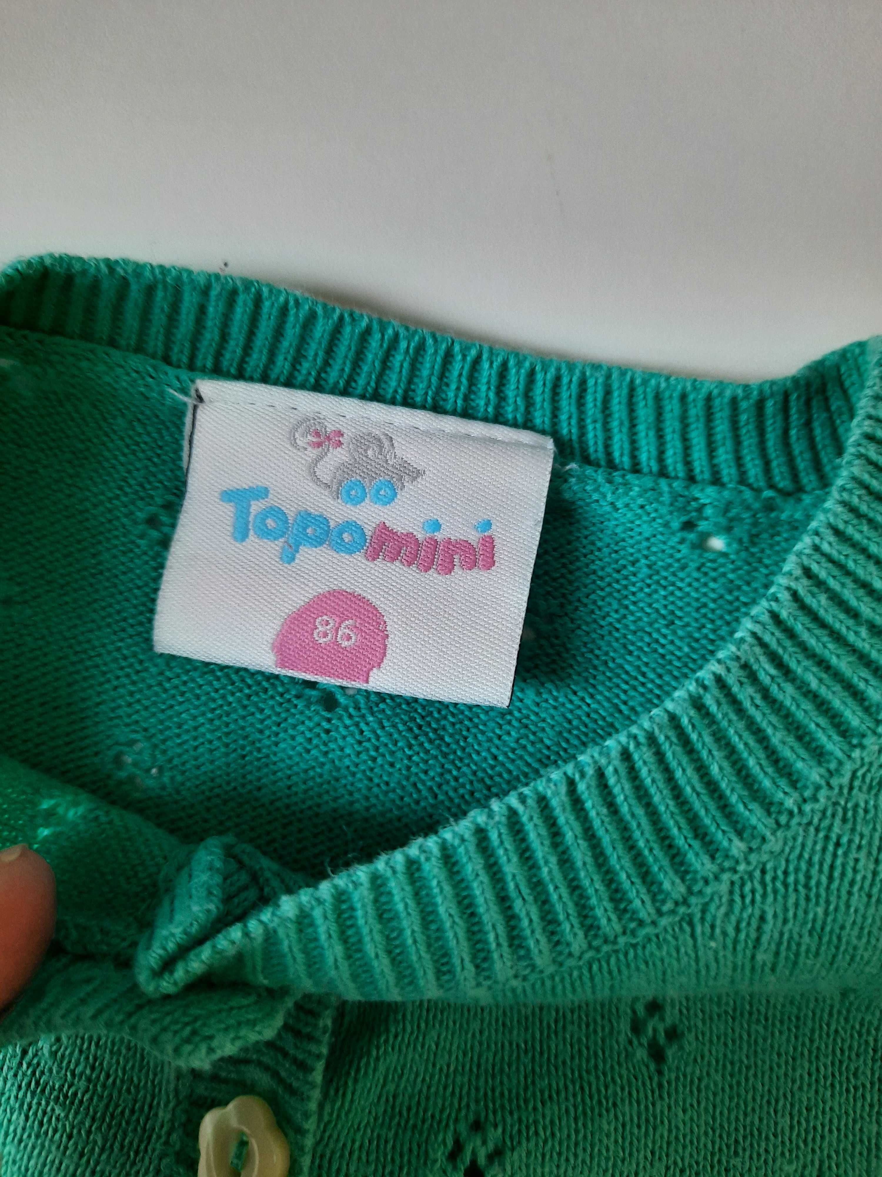 sweterek dziewczynka Topomini rozmiar 86
