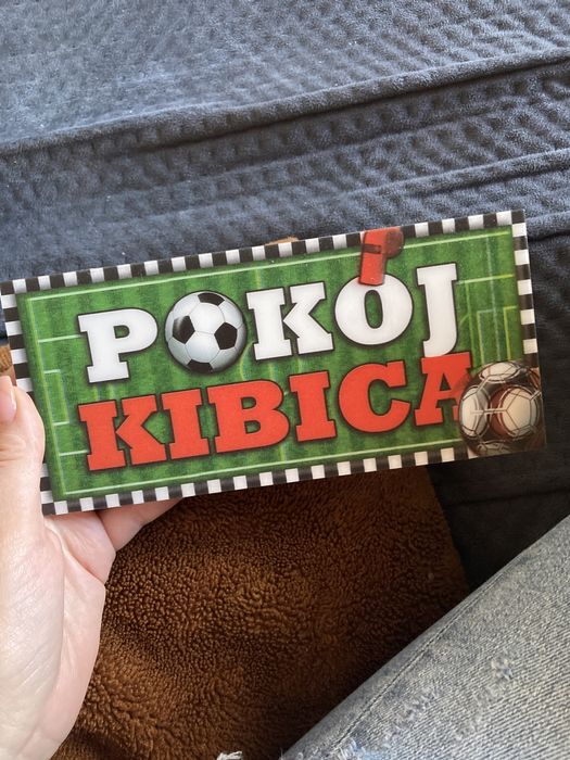 Plakietka „pokój kibica” ozdoba