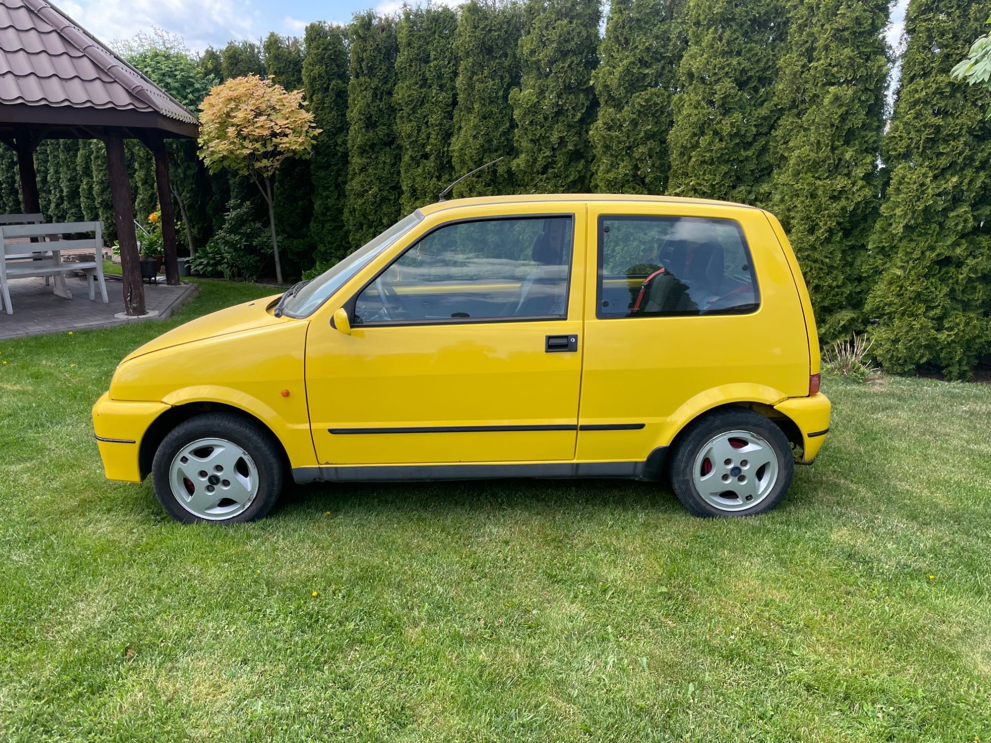 Fiat Cinquecento sporting 1.1, dwa kpl oryginalnych felg