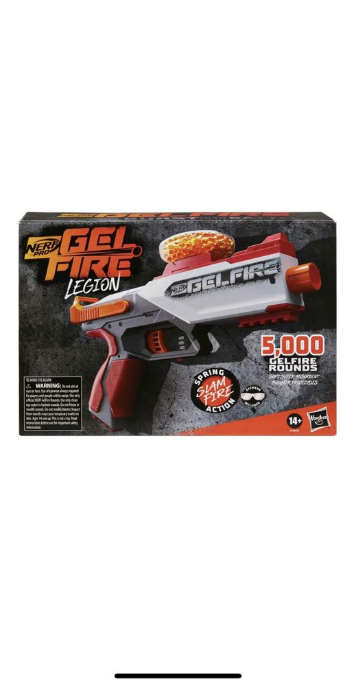 Бластер,пістолет дитячий Nerf Pro Gelfire Legion