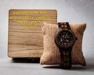 Zegarek drewniany mechaniczny • Grawer GRATIS •  WildClock Kendal 0.1