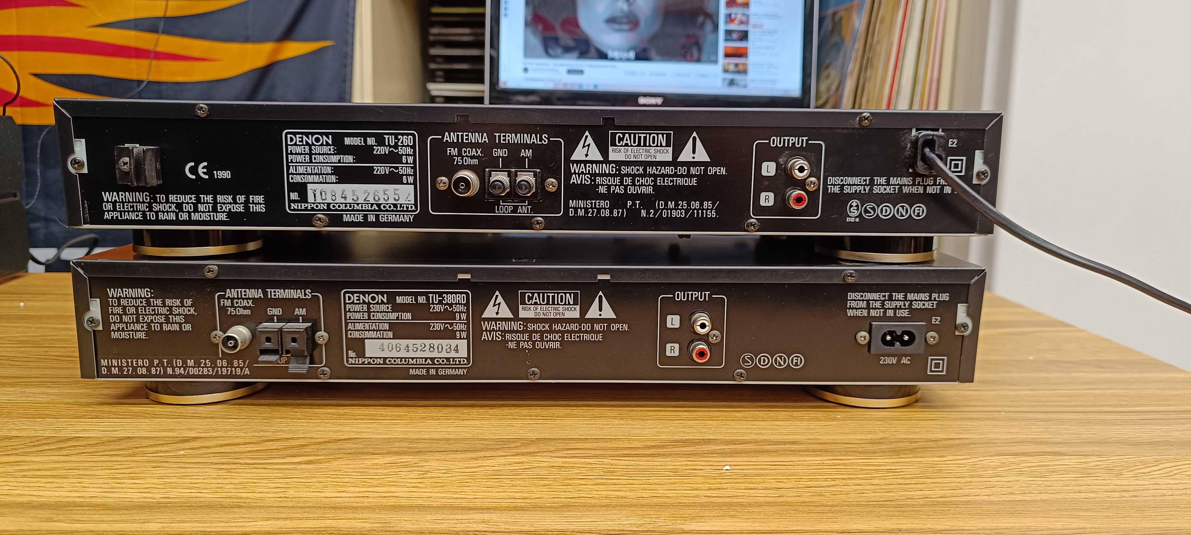 AM/FM тюнер denon tu 380 rd