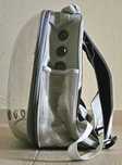 Mochila para transporte de cães, gatos e aves de pequeno porte.