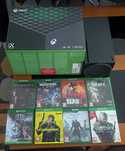 Xbox Series X com jogos