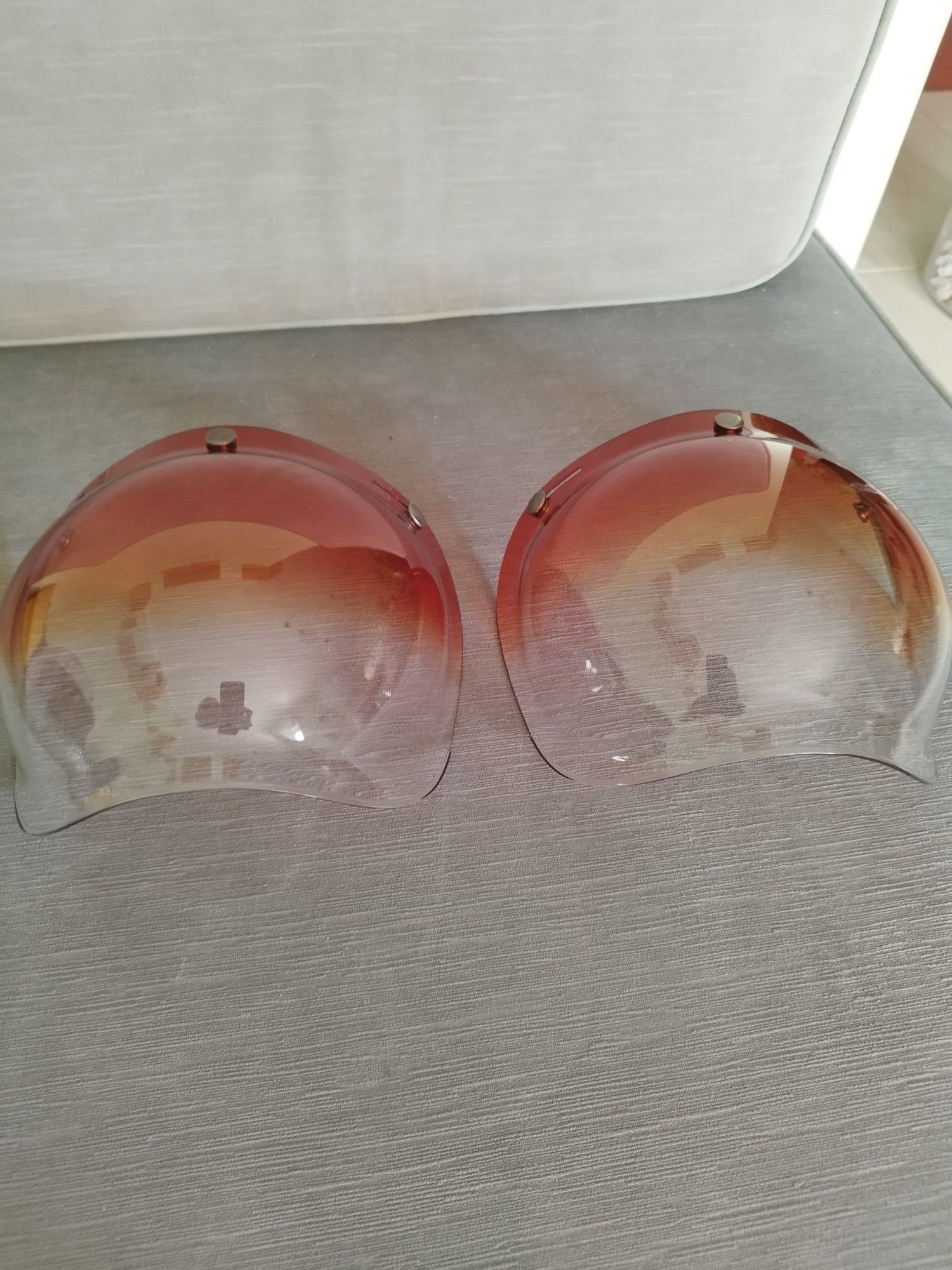 Bolha para capacete abertos