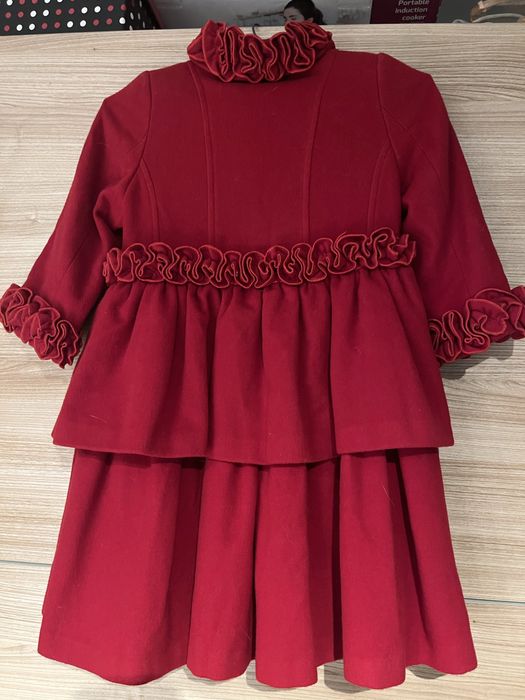 Płaszczyk dla księżniczki na święta