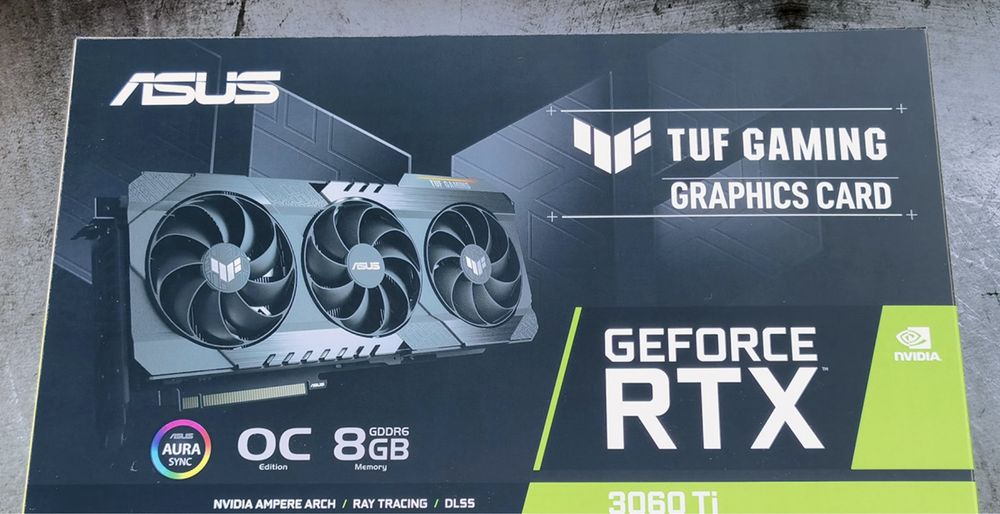 Терміново продам відеокарту ASUS TUF Gaming GeForce RTX 3060 Ti 8gb