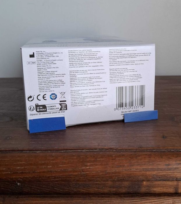 Irrigador Oral Waterpik WP-563 ADVANCED (NOVO, a ESTREAR, SELADO)