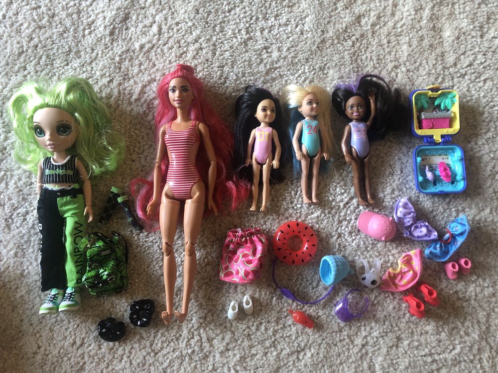 Zestaw Lalek Rainbow High, Barbie, Chelsea