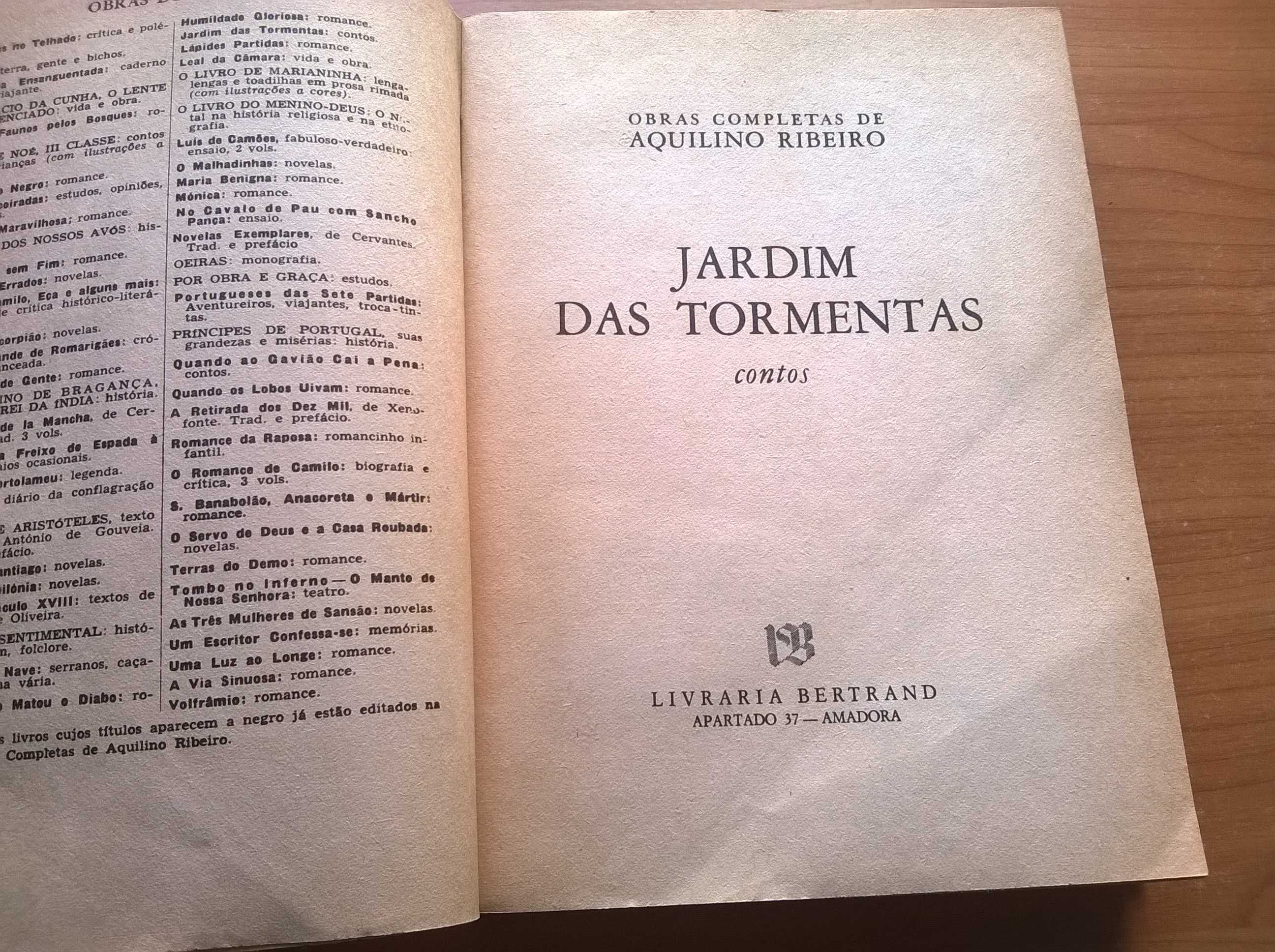 Jardim das Tormentas - Aquilino Ribeiro