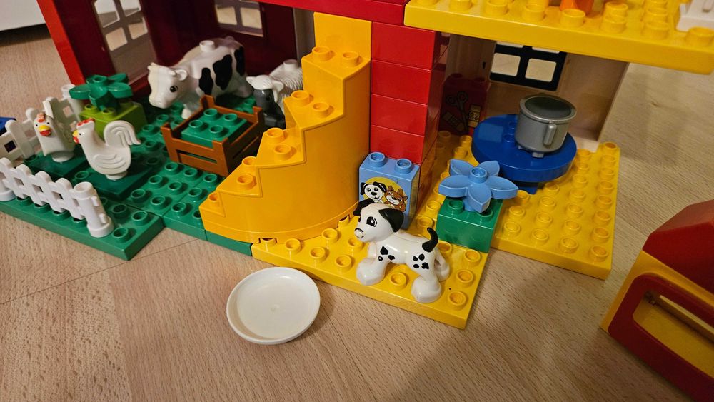 Lego duplo gospodarstwo duże farma traktory zwierzęta