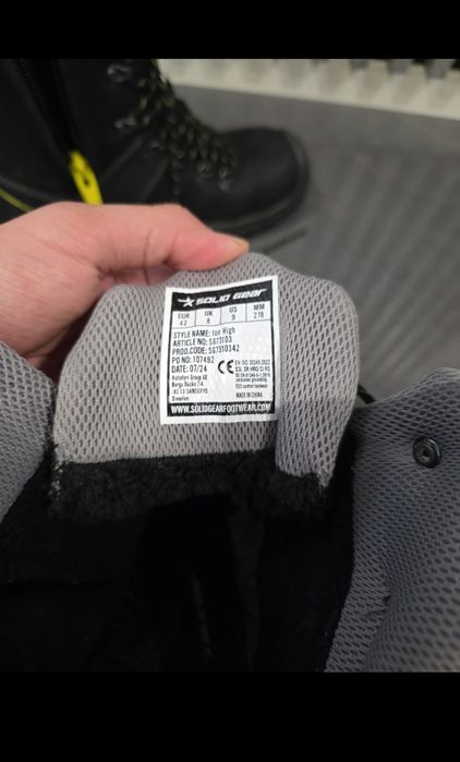 Nowe buty robocze zimowe Solid Gear