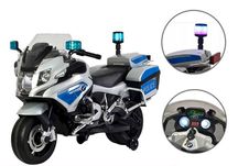 Wielki motocykl dla dziecka autko na akumulator BMW POLICJA