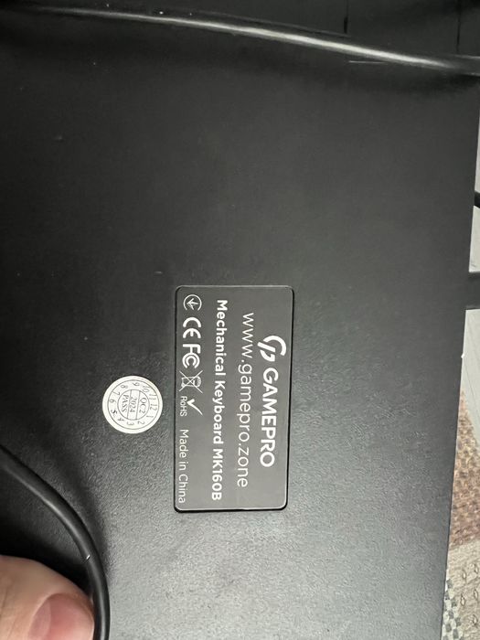 Клавіатура Gamepro МК160В