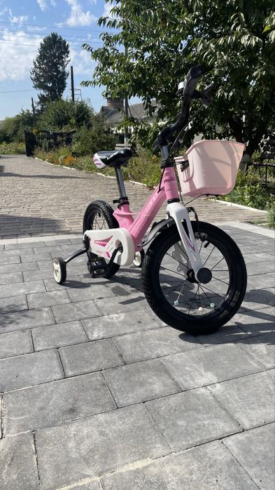 Велосипед для дівчинки 14 дюймів - 2-5 років.