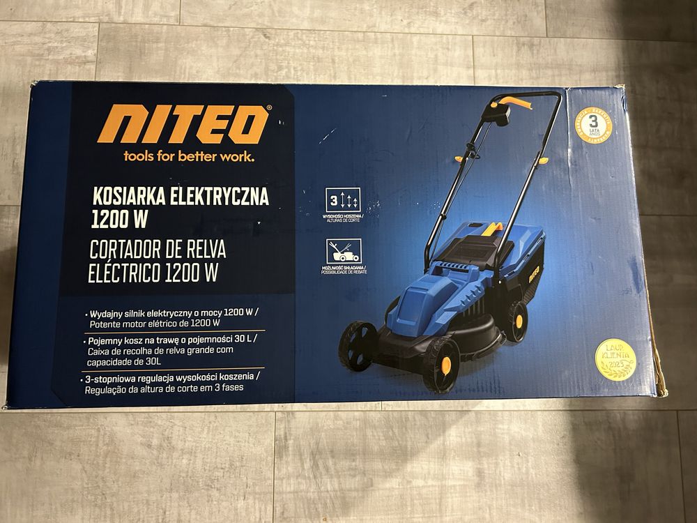 Nowa kosiarka niteo 1200 w gwarancja