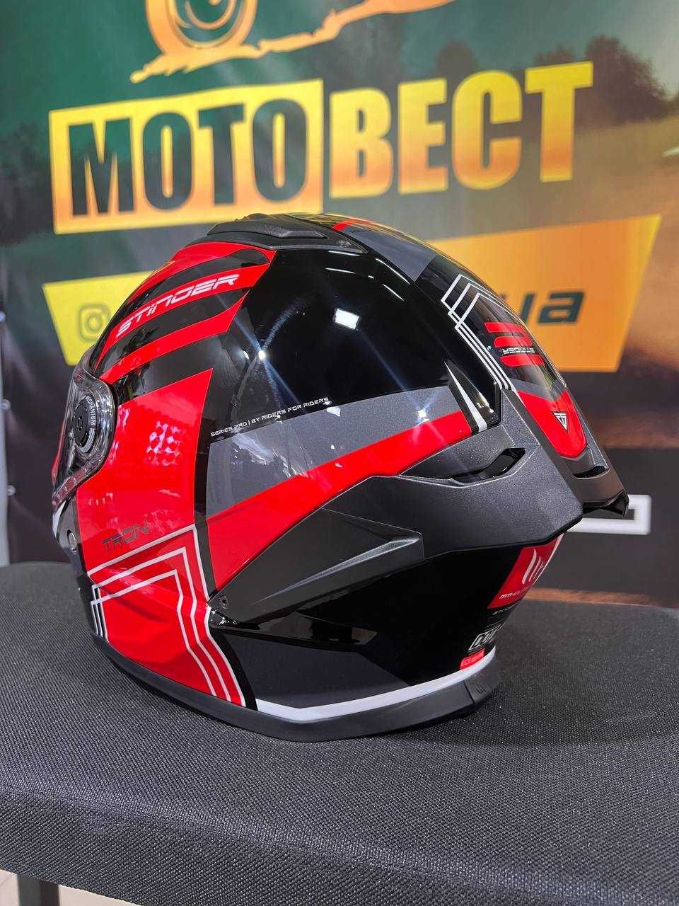 Мотошолом Шолом MT Stinger 2 Red 2025