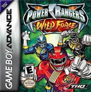 GBA Gameboy Advance Power Rangers Wild Force