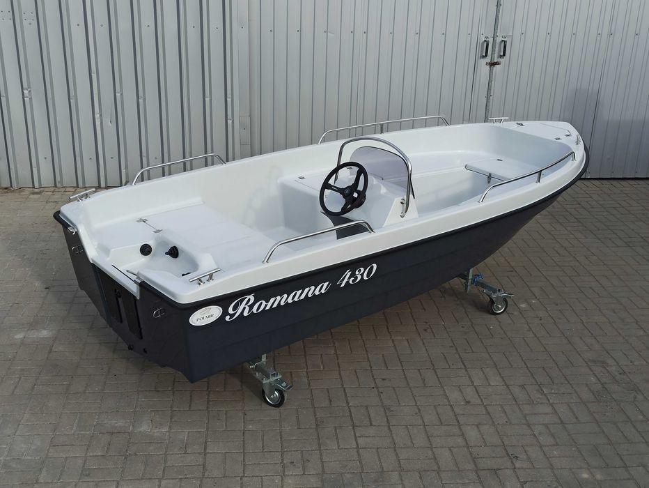 Łódź wędkarska Romana 430 FISH do silnika dziobowego