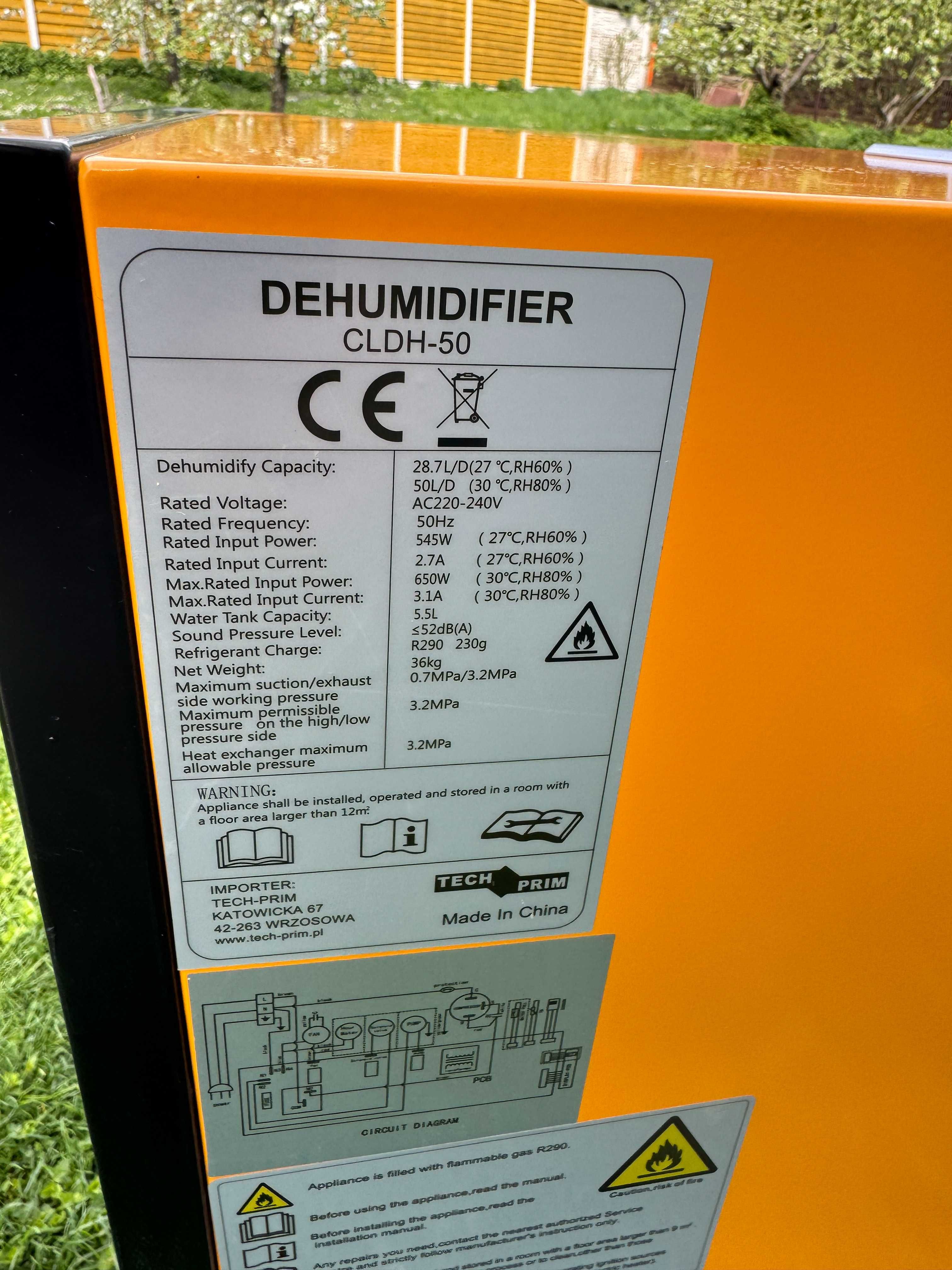 Osuszacz budowlany przemysłowy Techprim