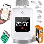 Głowica termostatyczna grzejnika kaloryfera LCD SMART APP M30*1,5 mm