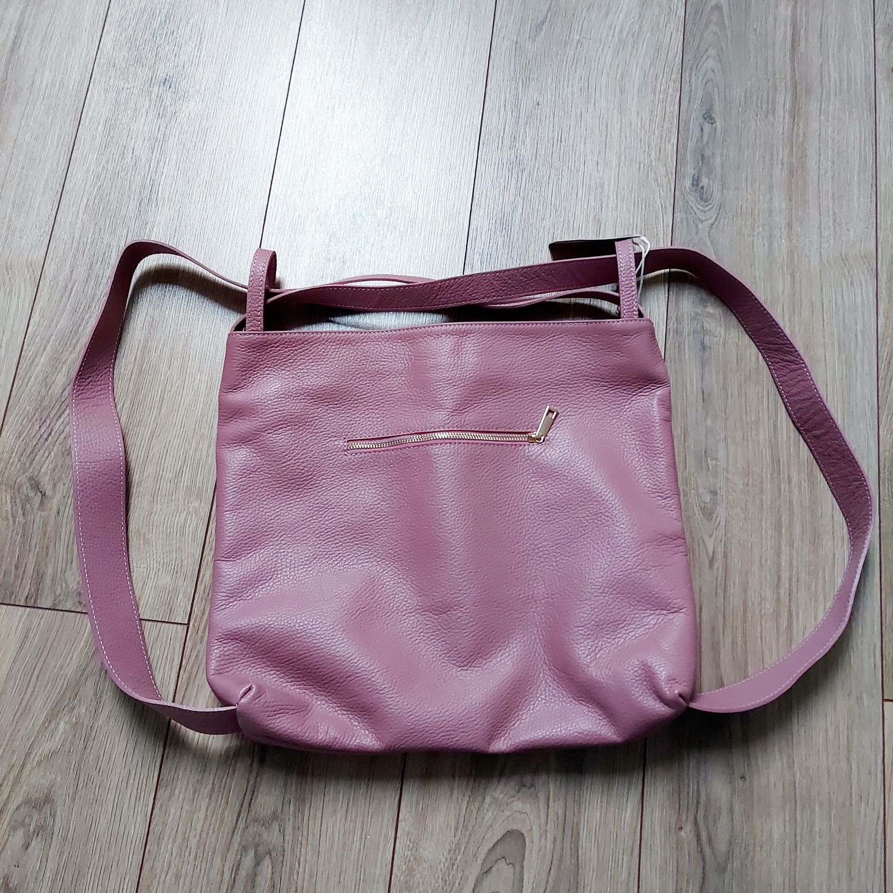 Nowy różowy torbo-plecak