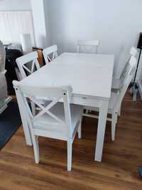 Stół rozkładany i krzesła Ikea zestaw