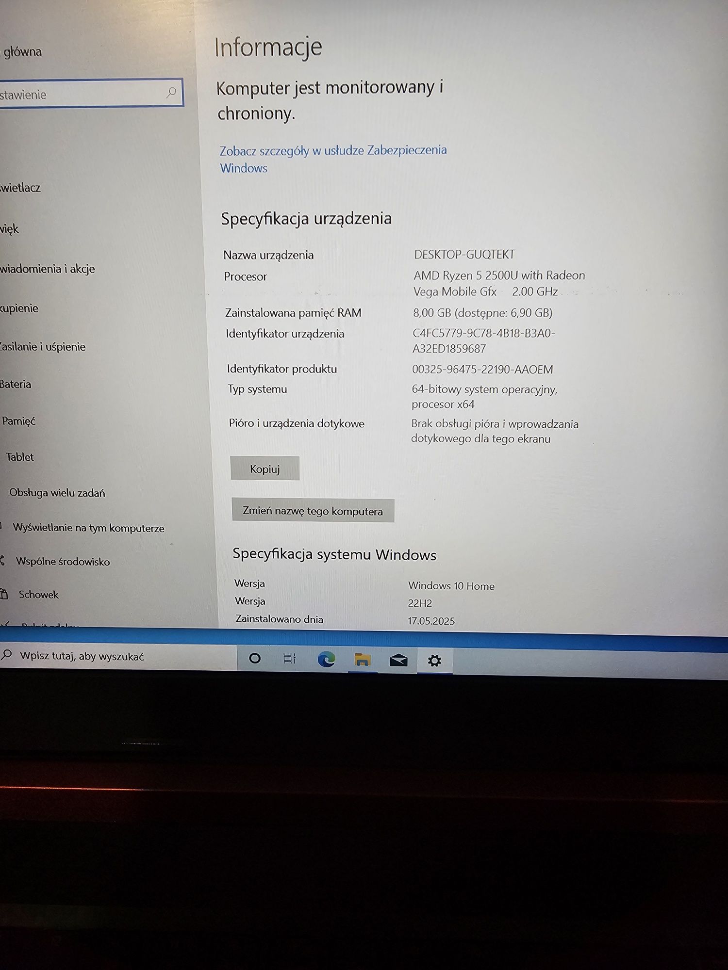 Laptop Acer n17c1