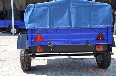 Прицеп легковий підмилений 2 м чорний